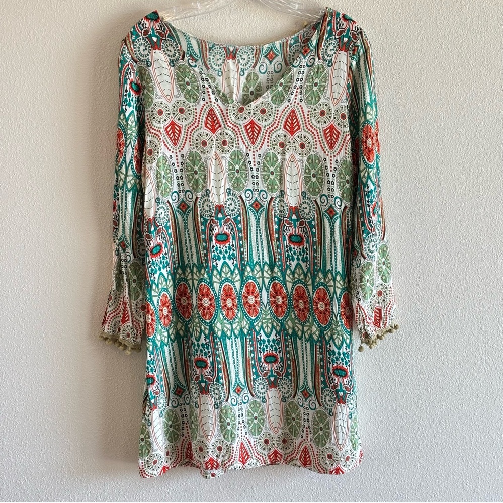 Women's Bohemian Floral Print Cali Chic Women's Mini SZ Large